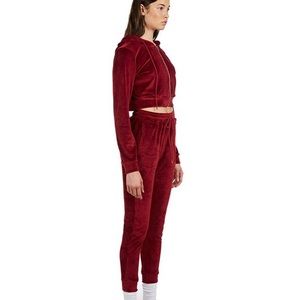Danielle Guizio Velour Tracksuit
